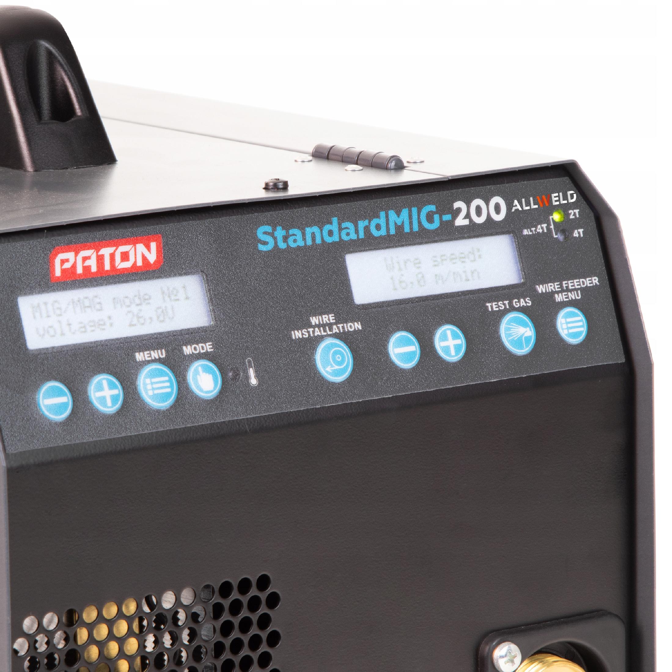 SPAWARKA INWERTEROWA PATON PSI 200 MIG MAG MMA TIG PULS 230V 200A 3W1 IGBT Marka Paton