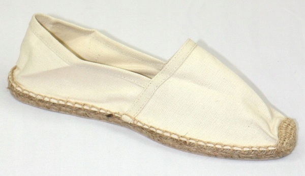 

Klasyczne espadryle sznurkowe lniane len beżowe 39