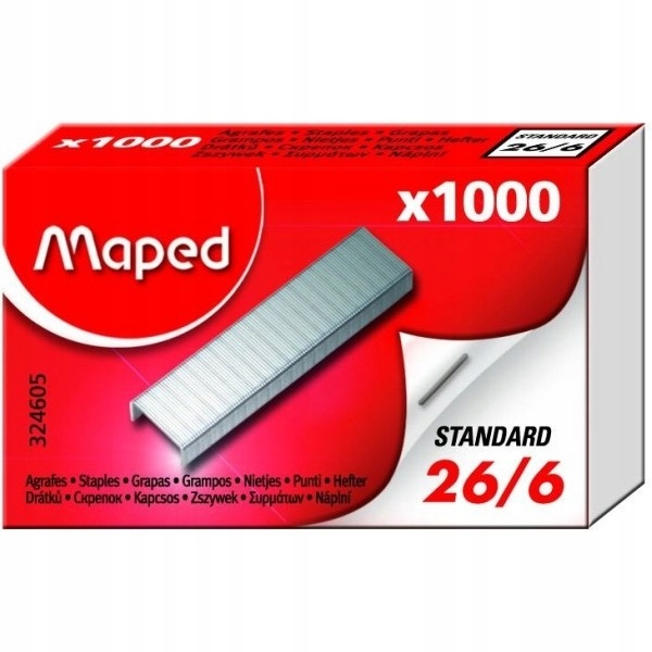 

Zszywki Maped 26/6 1000 Szt