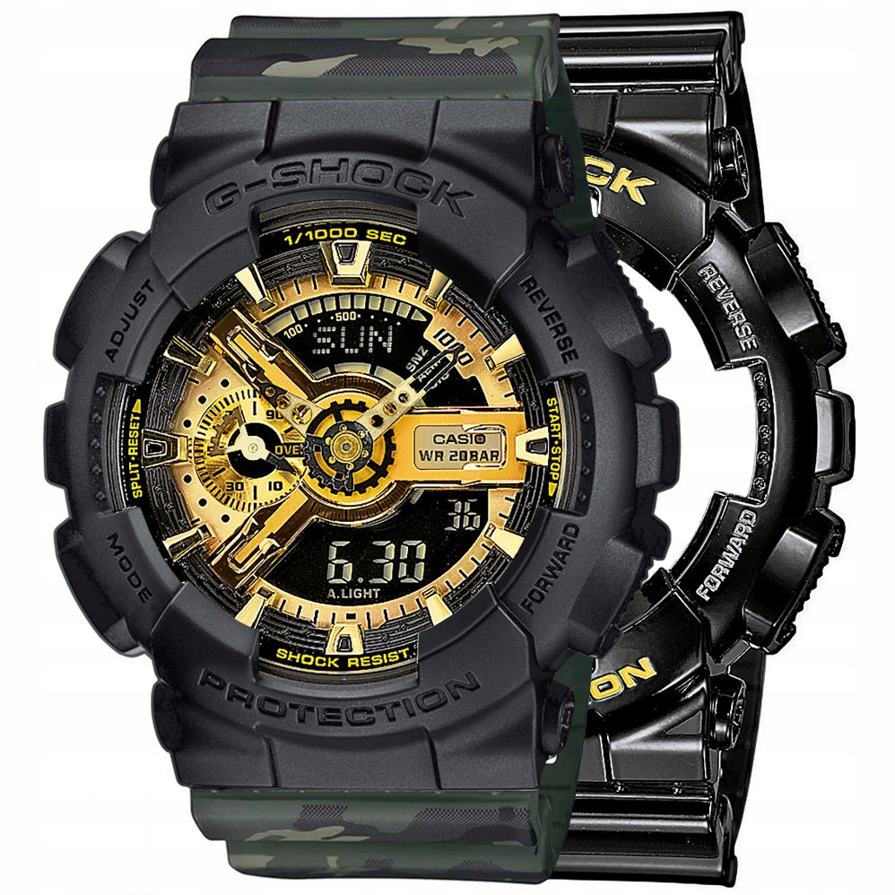 Sada G-shock GA-110GB-1AER Černá Zelená