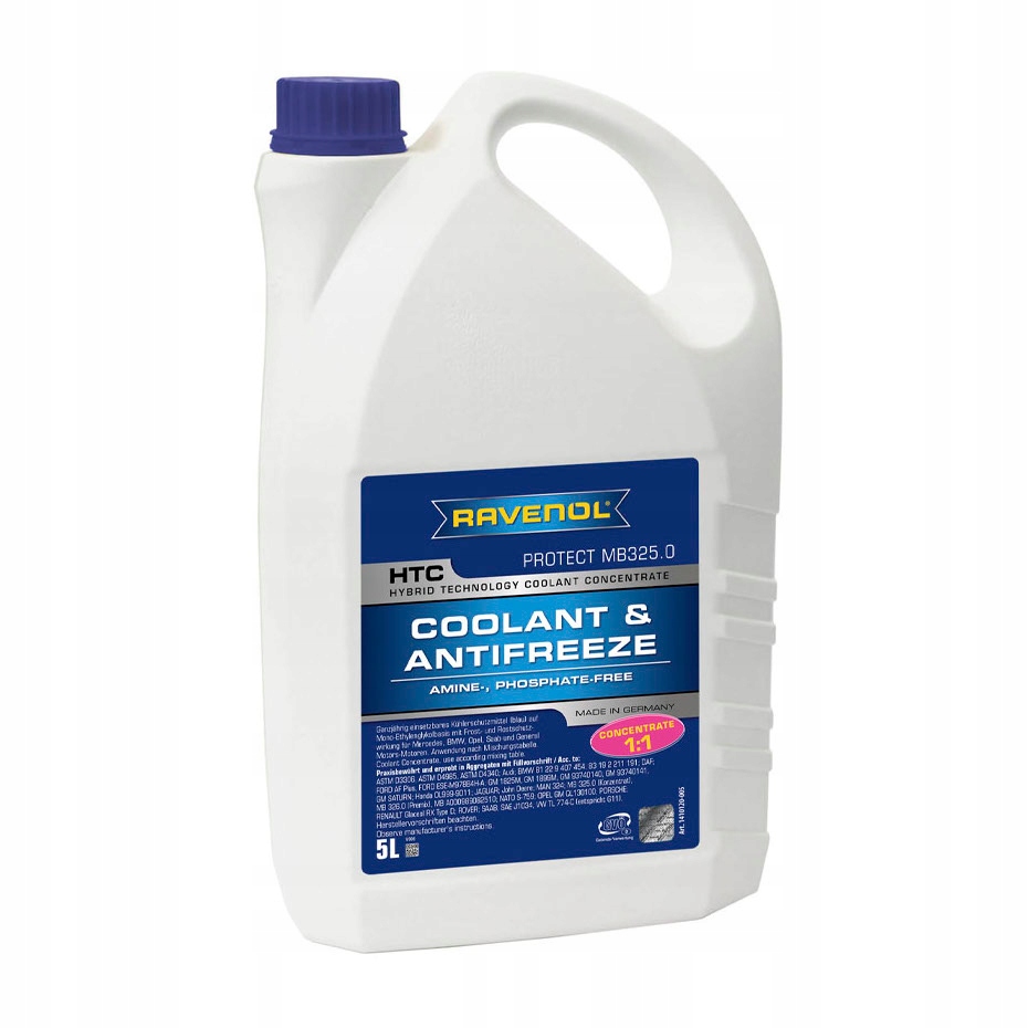 Ravenol Koncentrat Do Chłodnic Htc Hybrid 5L Niebieski