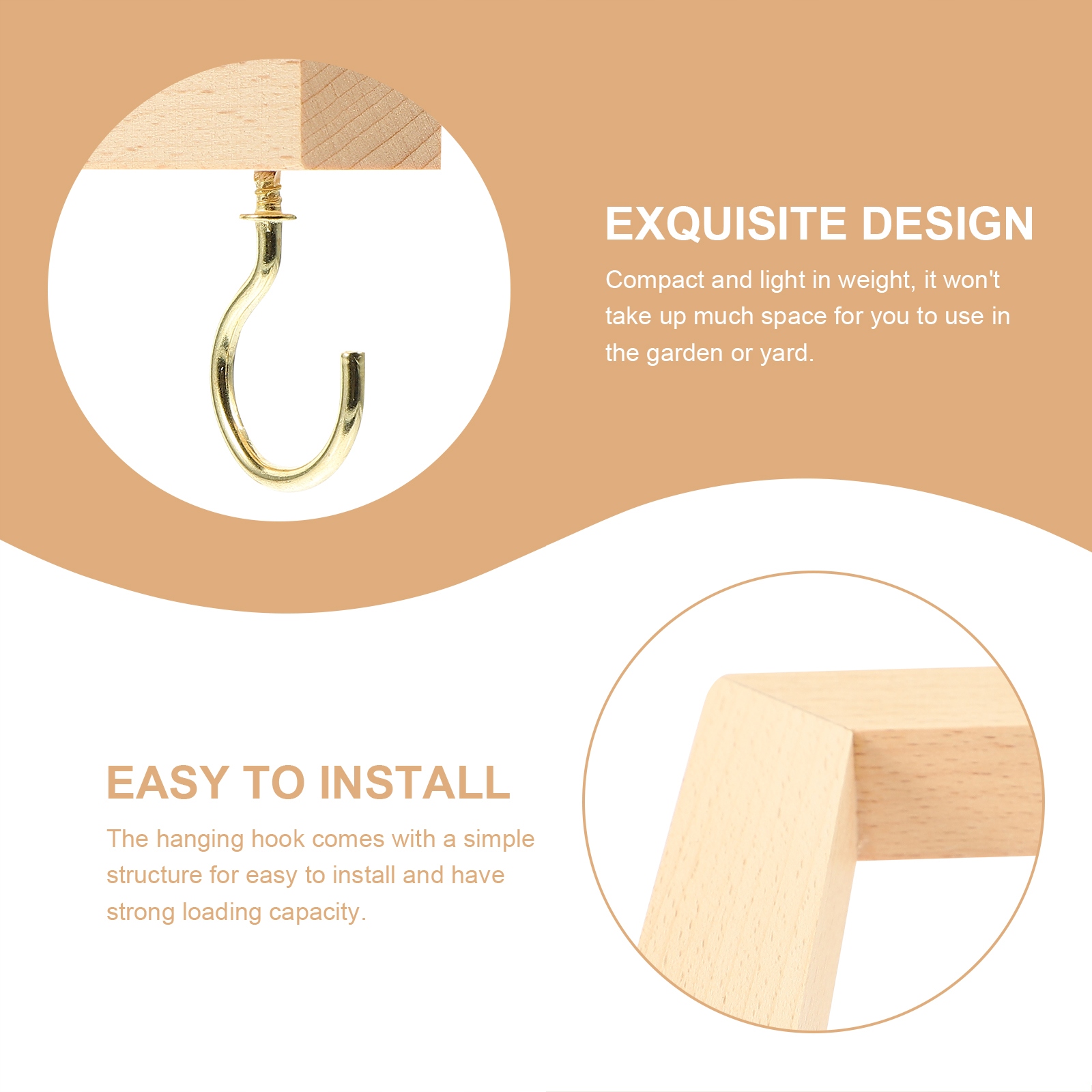 HAK ZEWNĘTRZNY WIESZAKI DREWNIANE WISZĄCA DONICA Kod producenta 15414709