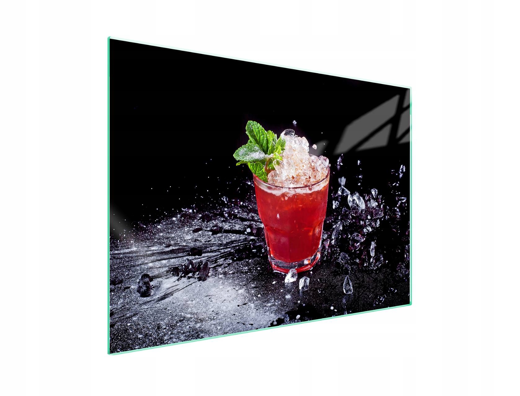7v1 Skleněná ochranná deska na sporák 70x52 Drink