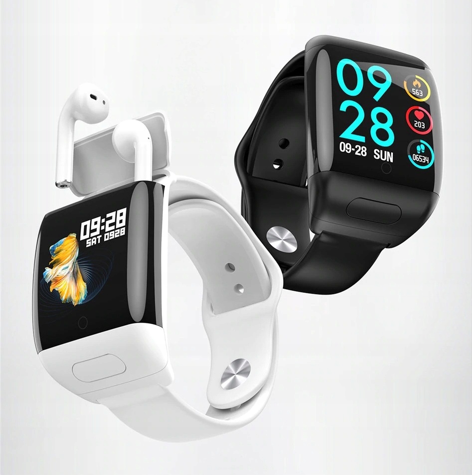 3in1 Smartwatch TWS EKG-Kopfhörer, kabellos, Modell D8