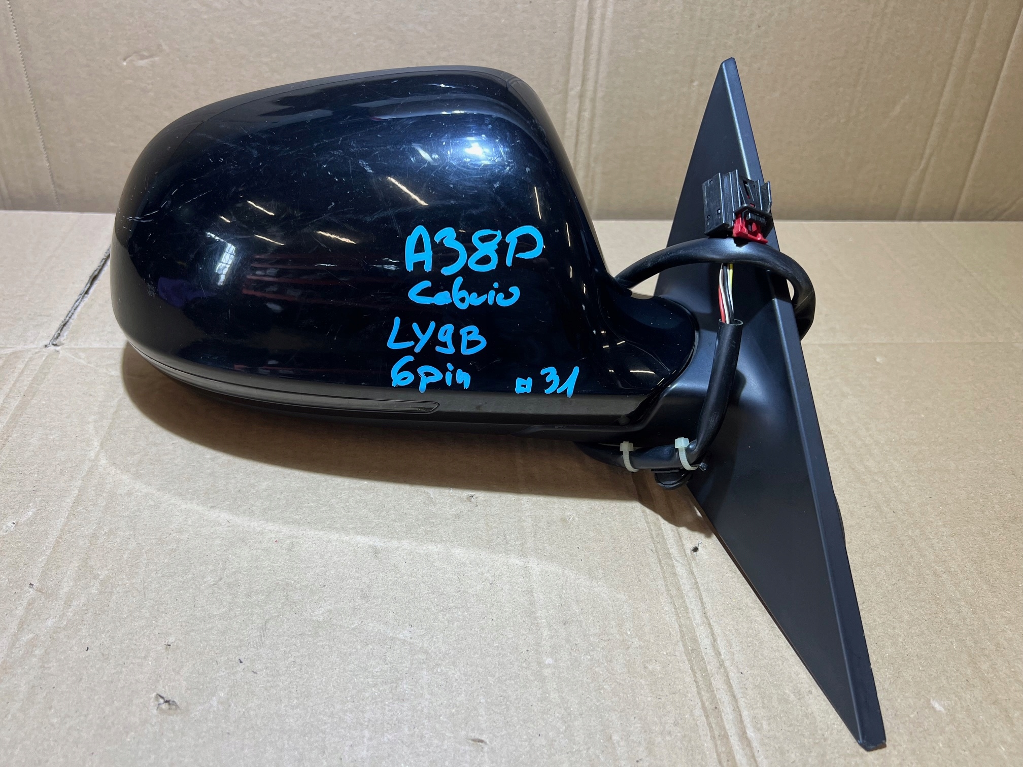 AUDI A3 8P LIFT CABRIO LY9B mirror right 6PIN