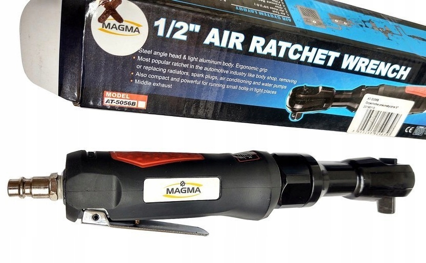 KLUCZ PNEUMATYCZNY KĄTOWY ZAPADKOWY GRZECHOTKA 1/2