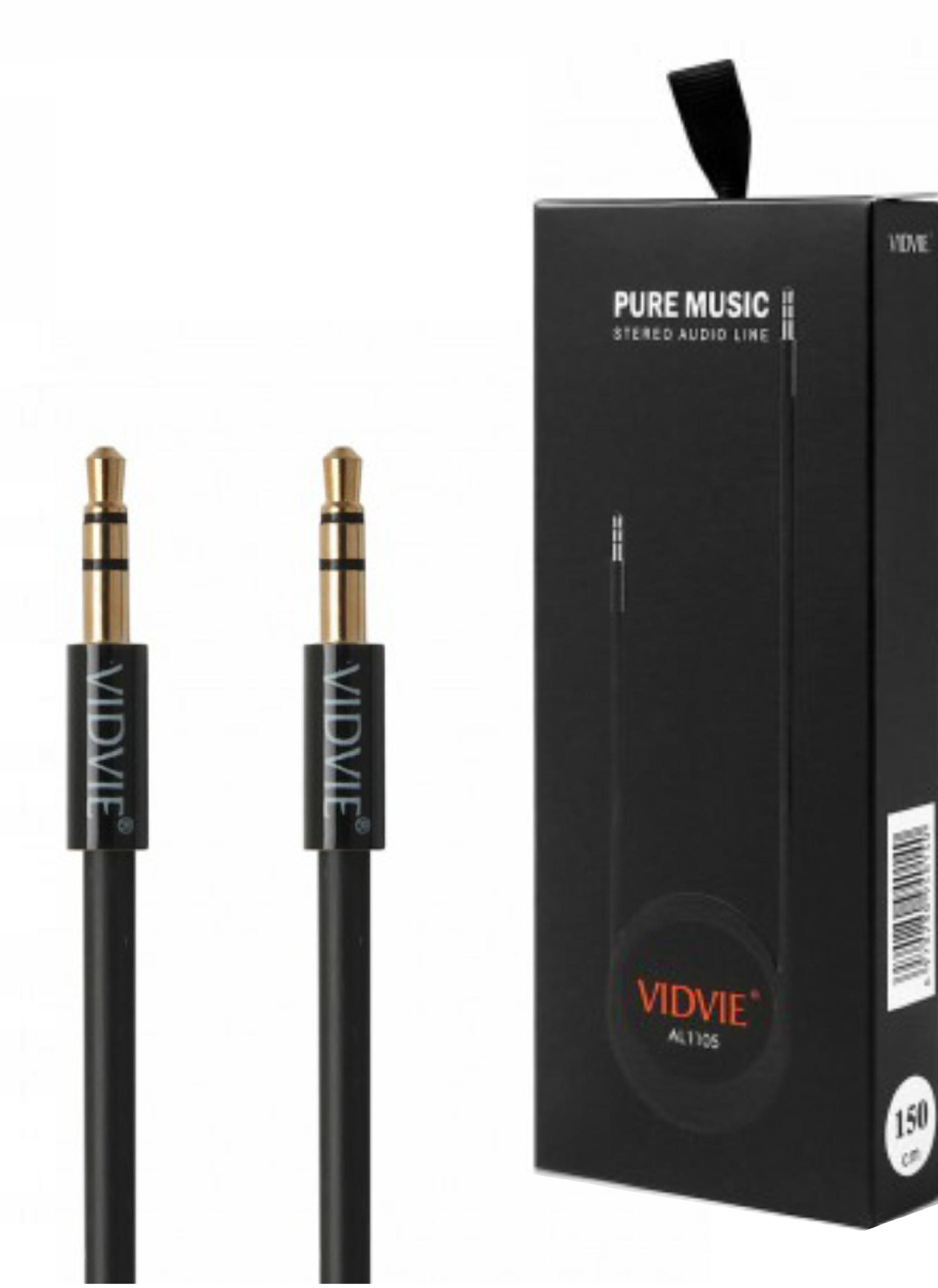 

Kabel Vidvie Audio Mini Jack AL1105 1.5M Czarny