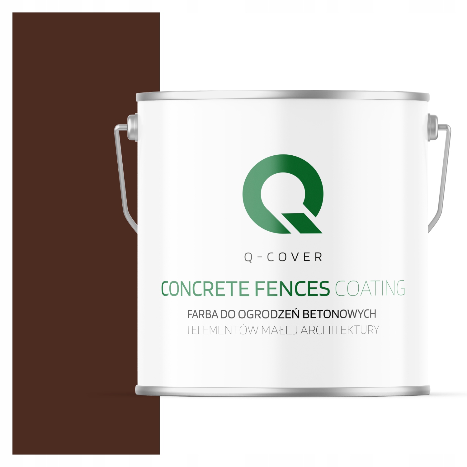 Farba Na Maľovanie Betónových Plotov Farba Hnedá Teplá Ral 8016 5 L