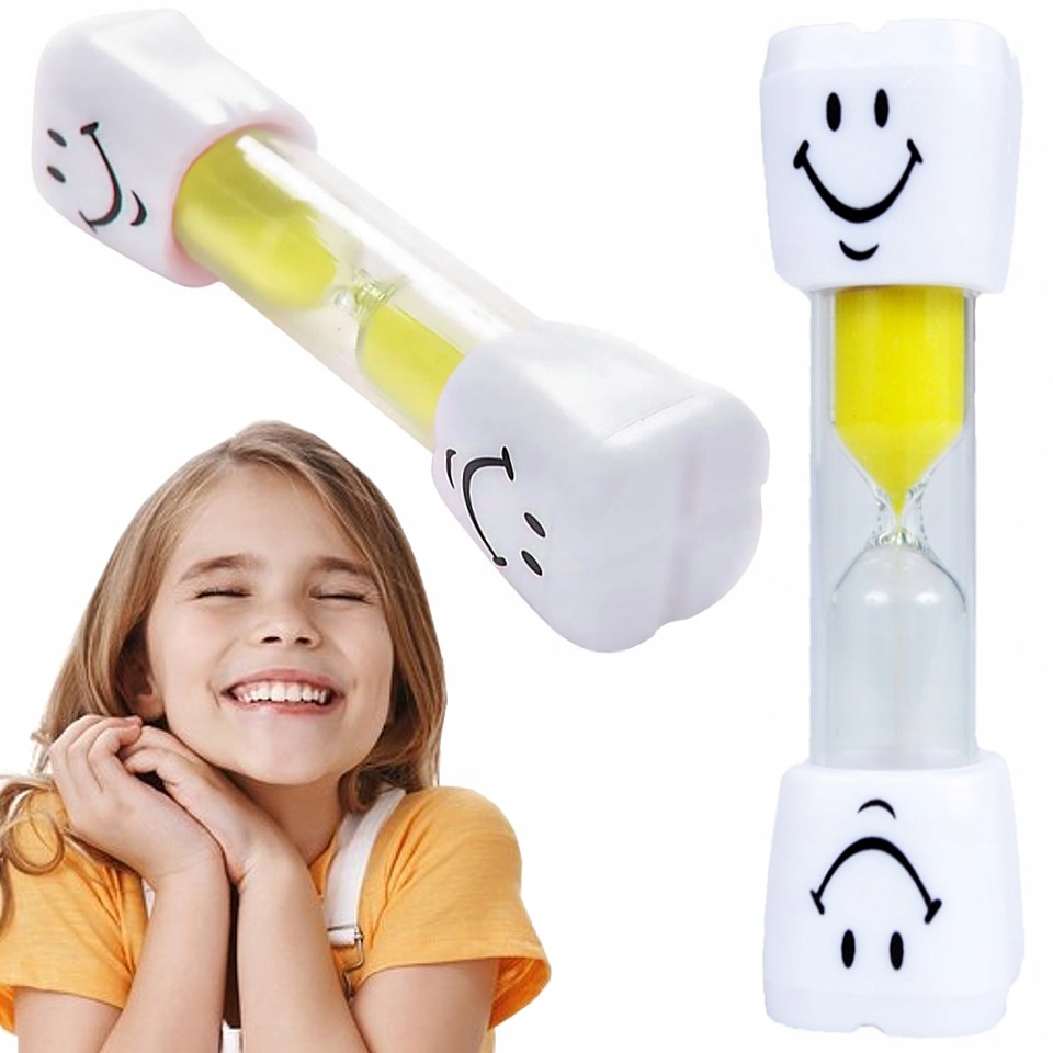 Klepsydra Timer Do Mycia Zębów Dla Dzieci Czasomierz Żółta