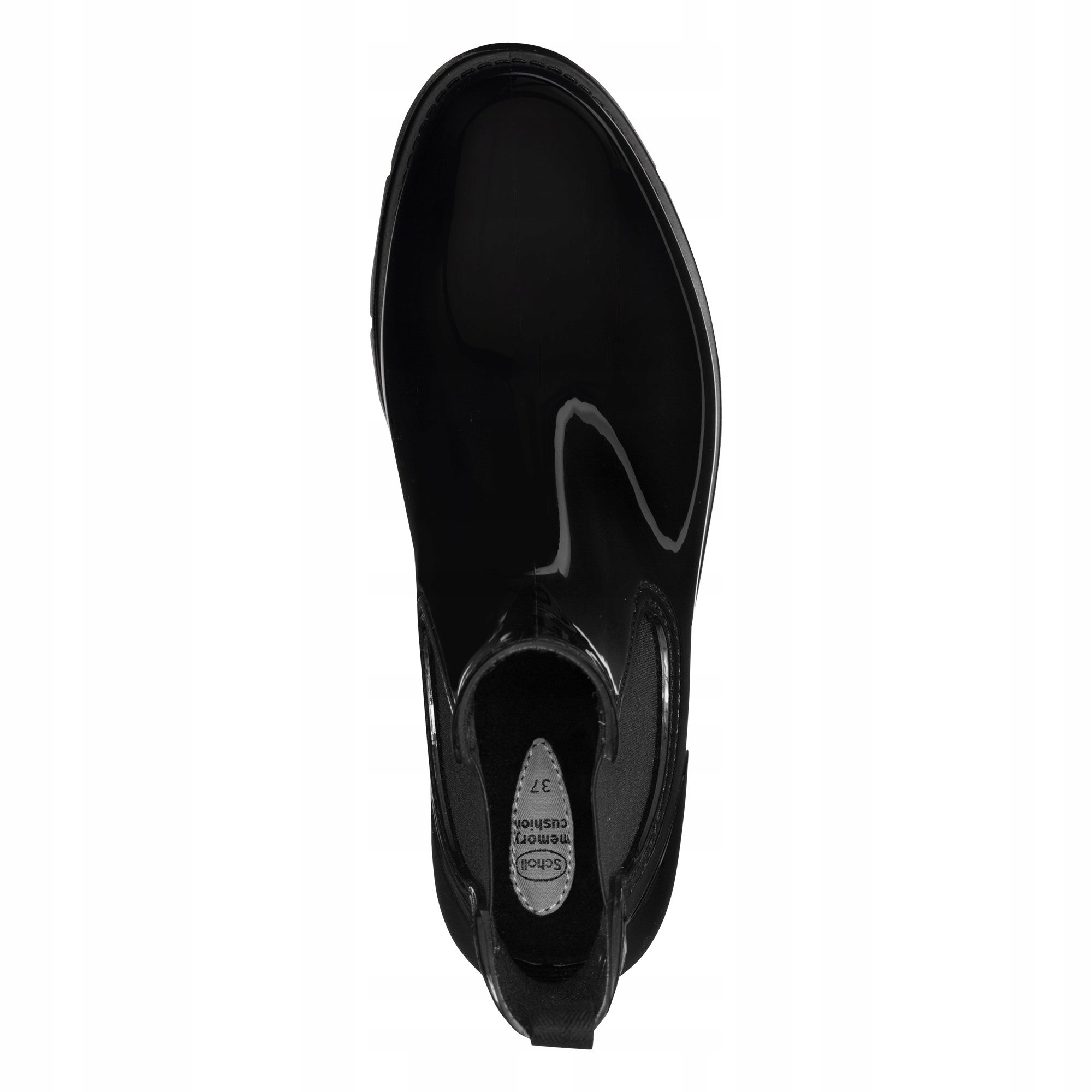 KRÓTKIE DAMSKIE KALOSZE BOTKI SZTYBLETY CZARNE 40 Rozmiar 40