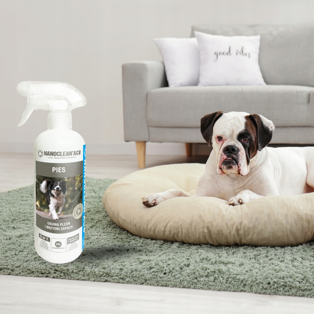 NEUTRALIZATOR ZAPACHU MOCZU PSA MYCIA I DEZYNFEKCJI LEGOWISK NANOCLEAN Marka inna
