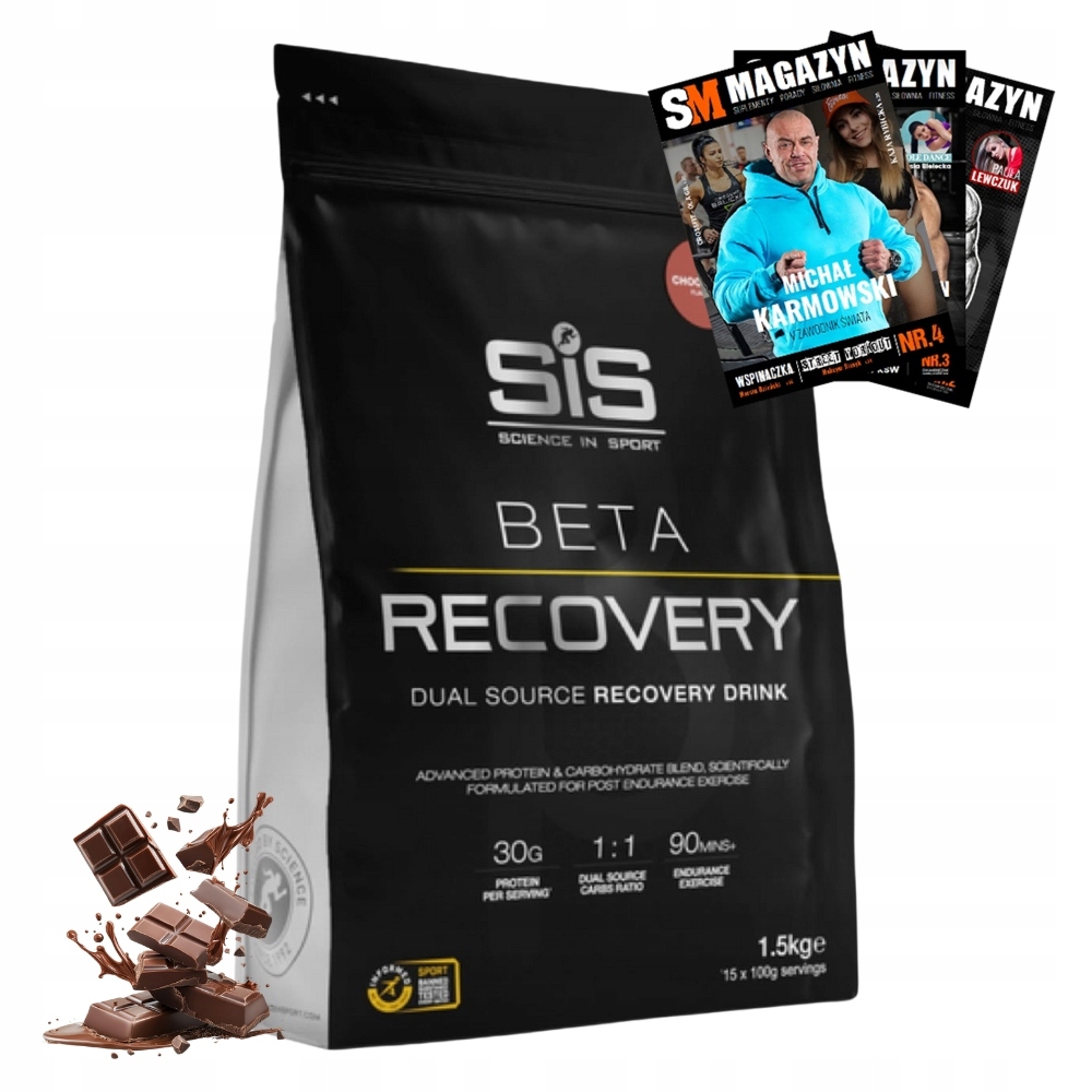Sis Beta Fuel Recovery Powder 1500 g Energie, Povzbuzení, Regenerace