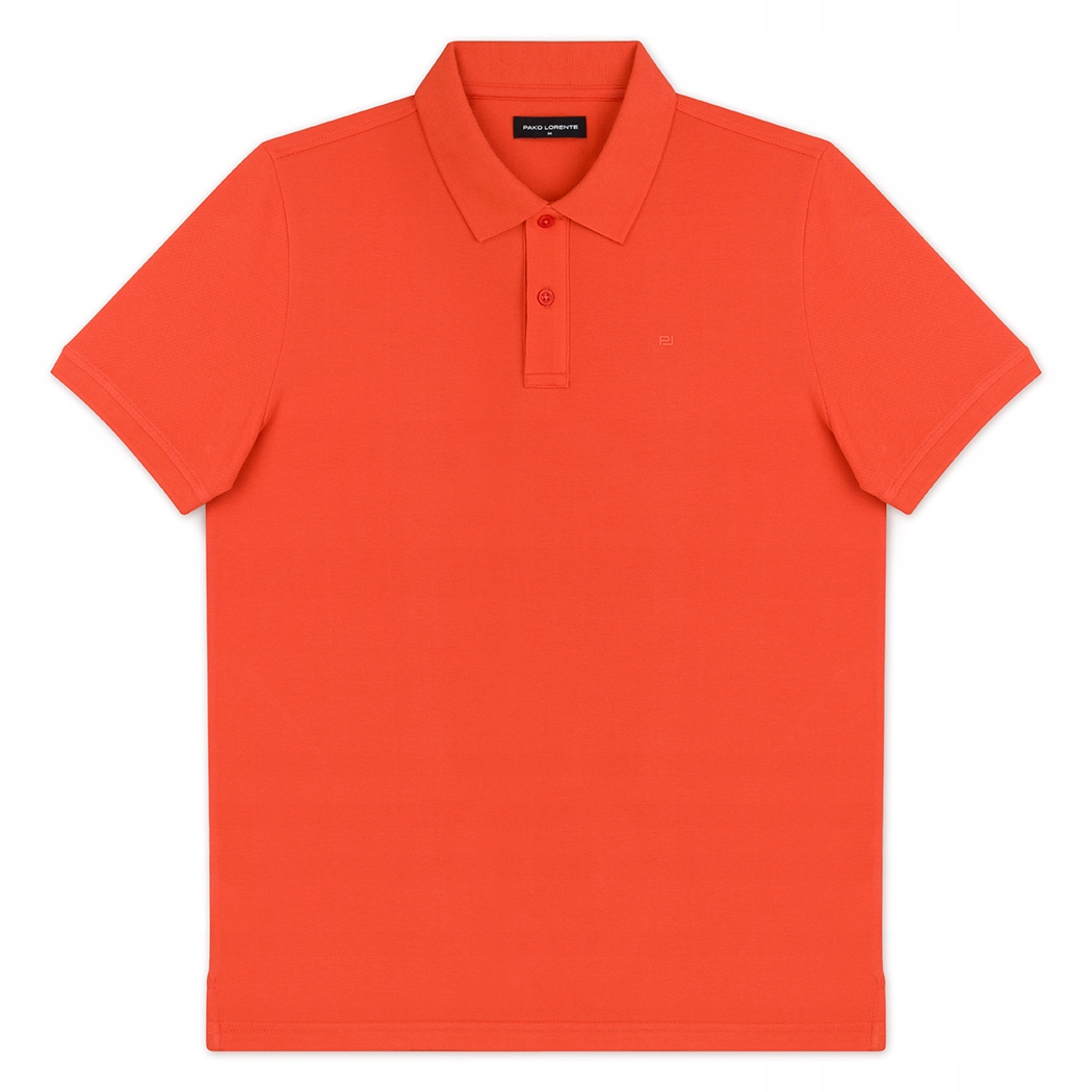Pánská polokošile v oranžové barvě Bavlněná Pako Lorente vel M