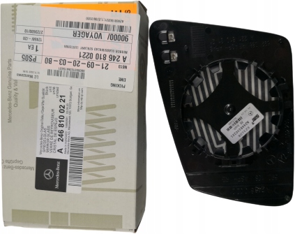 WKLAD LUSTERKA LEWY MERCEDES A B CLA GLA W176 246 Installation side Left
