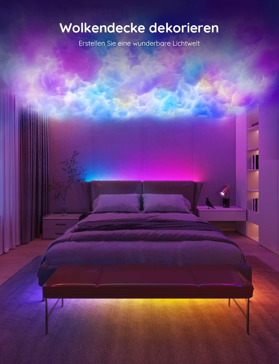 GOVEE RGBIC Pro LED 20m, Alexa & Google, App Control, Music Sync — miniatura 6