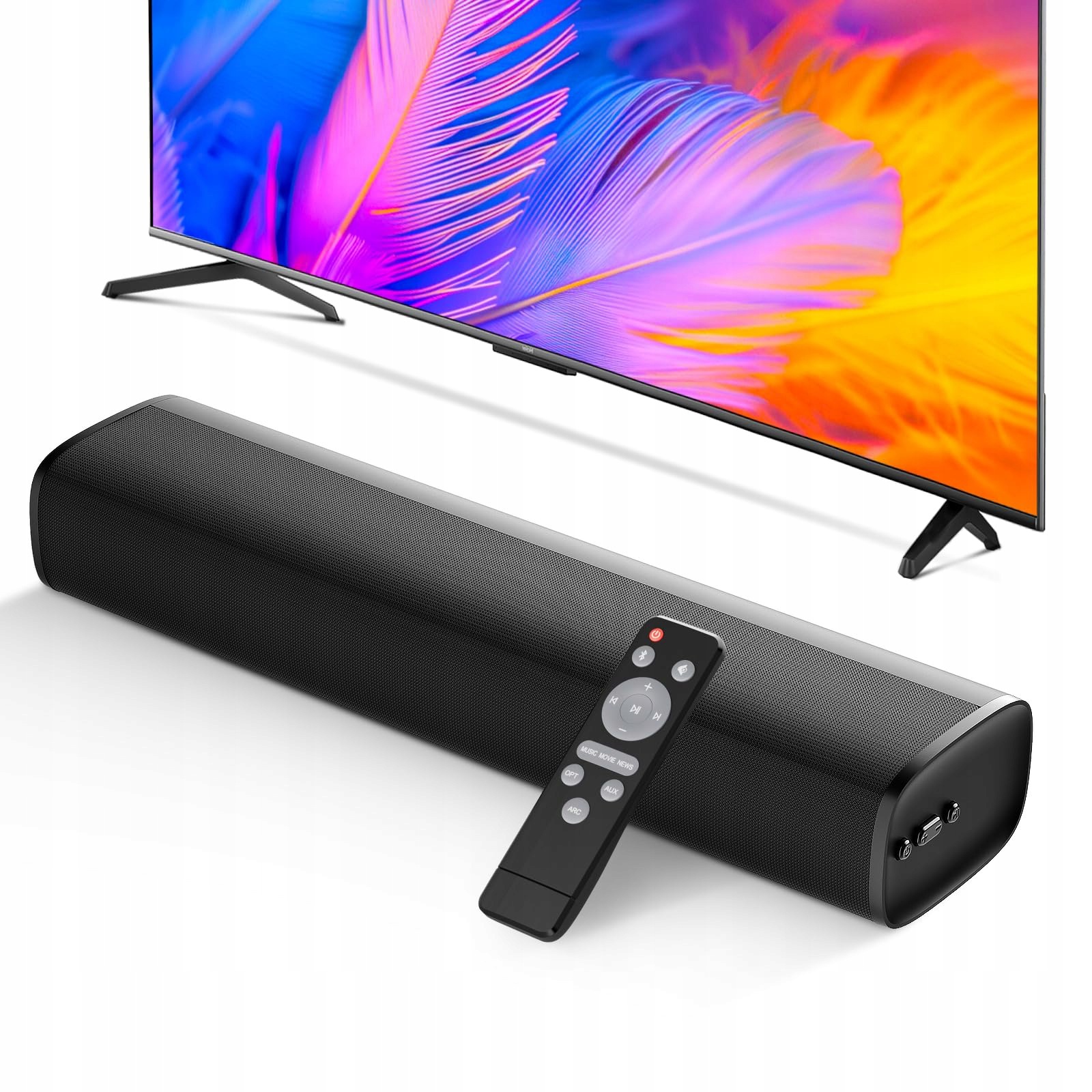 Soundbar do telewizora głośniki 56W z wejściem Bluetooth5.3/ARC/Optical/AUX