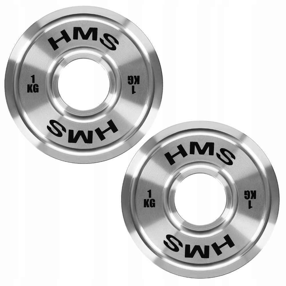 Olympijské zátěžové talíře pro Osa Chromovaná tyč Ocel Hms 2x1 kg