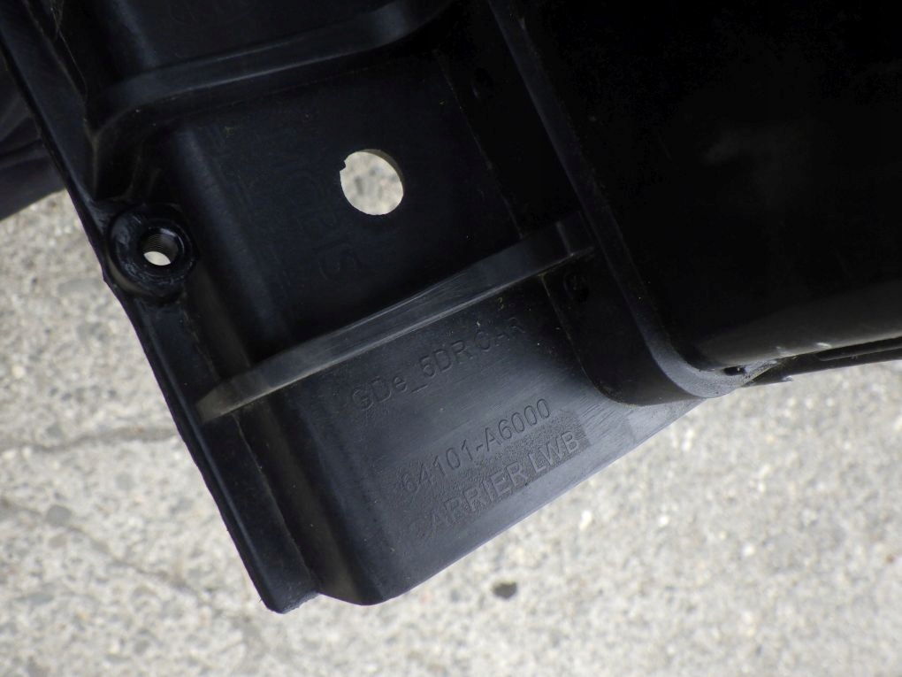 HYUNDAI I30 2 II 2012- 64101-A6000 support panel for radiators pillar