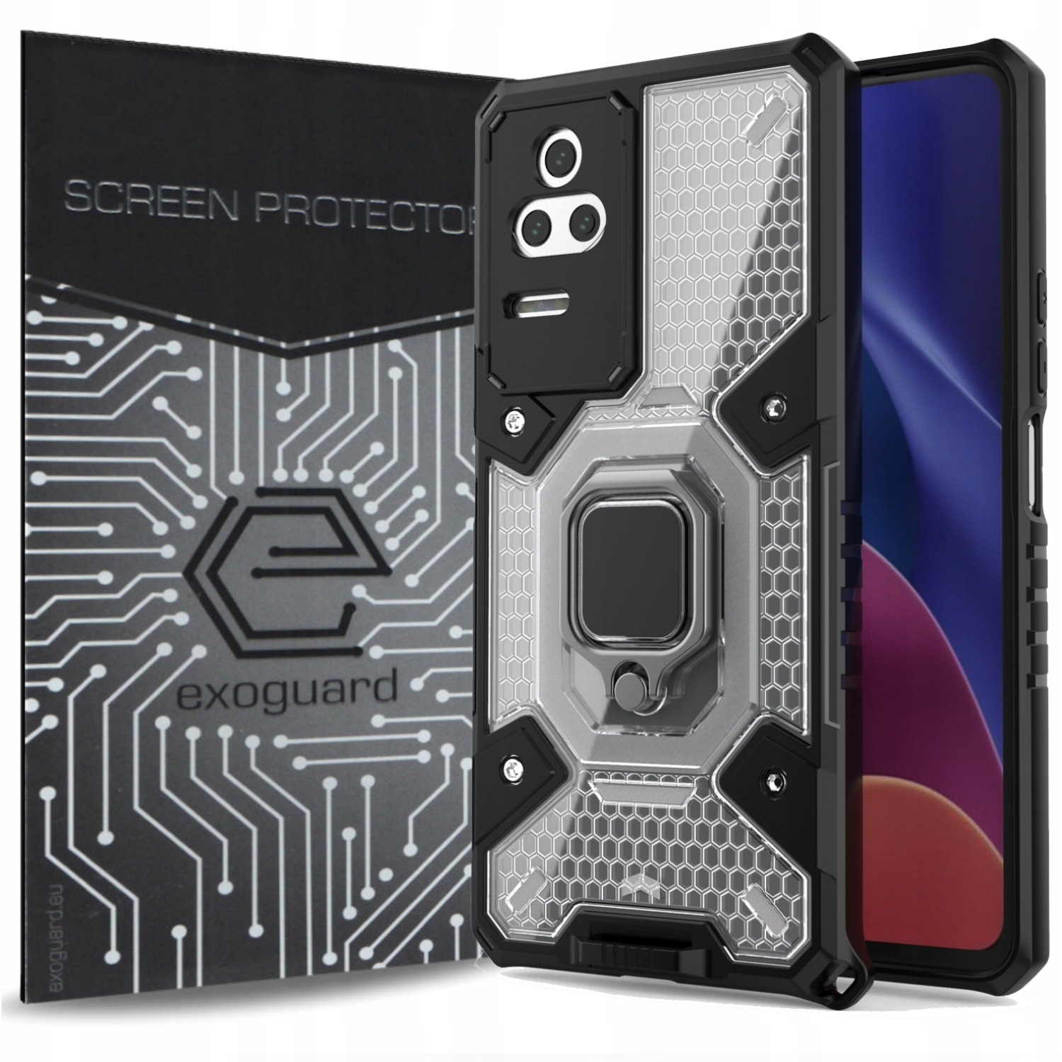 

Case Etui Pancerne Obudowa+szkło do Xiaomi Poco F4