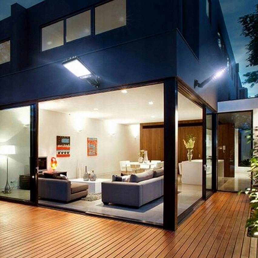 LAMPA SOLARNA LED Z CZUJNIKIEM RUCHU I ZMIERZCHU + PILOT Marka Led Light