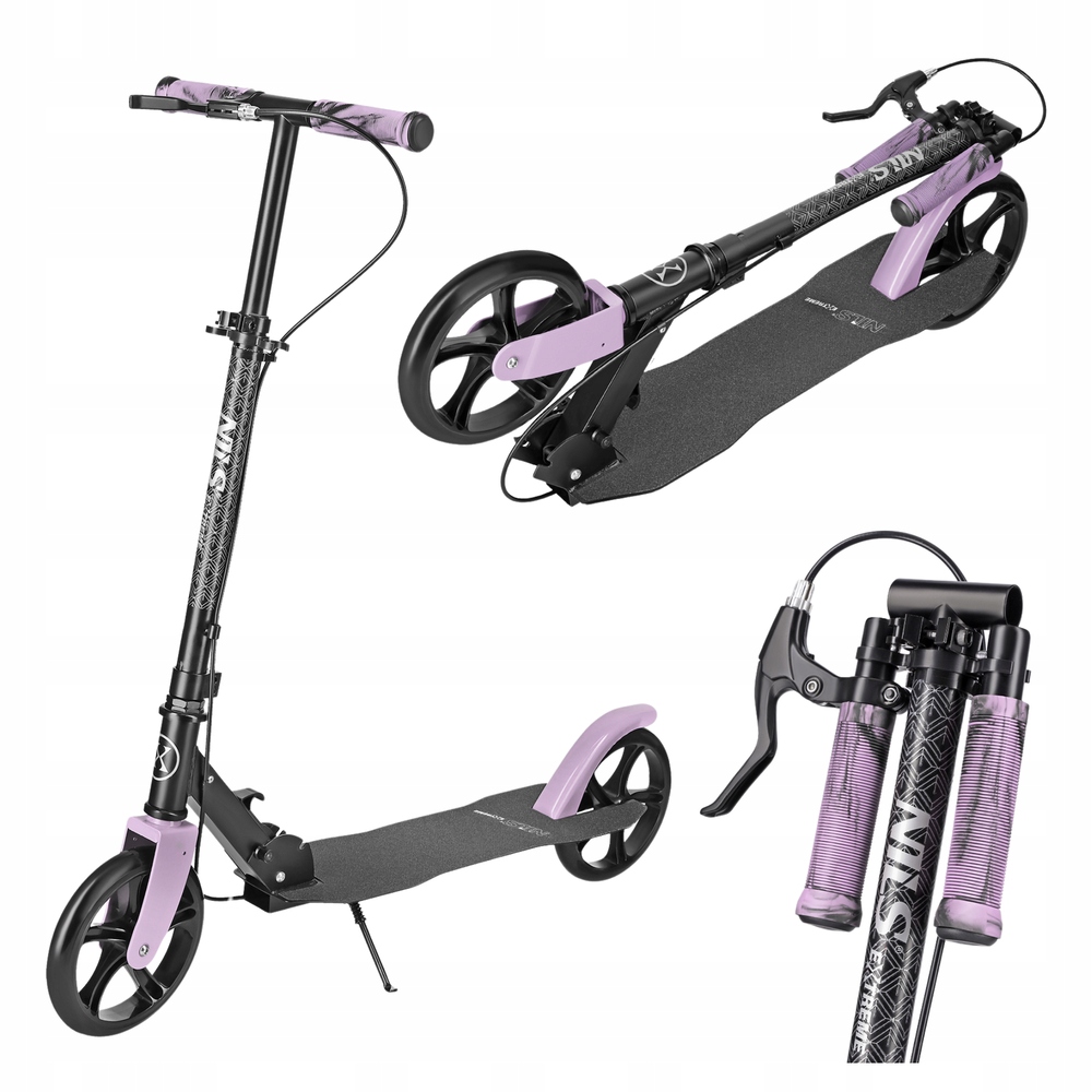 Hulajnoga Miejska Składana Klasyczna Regulowana Koła 200 mm Nils Extreme