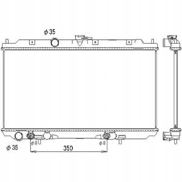 Chłodnica Nissan Primera P12 03 2002