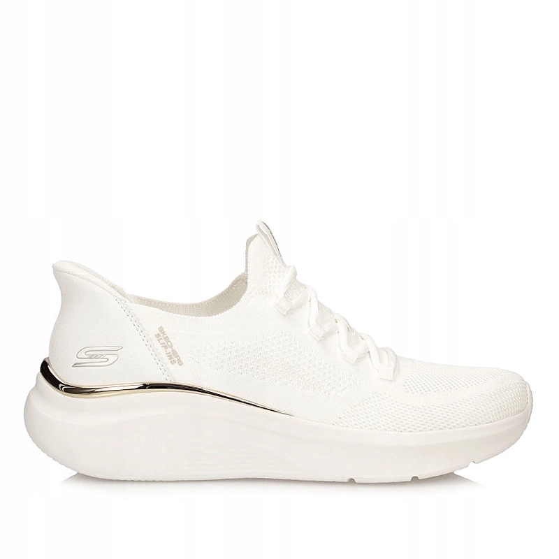 Dámské tenisky Skechers 117617 Wht Slip-ins bílé, nazouvací