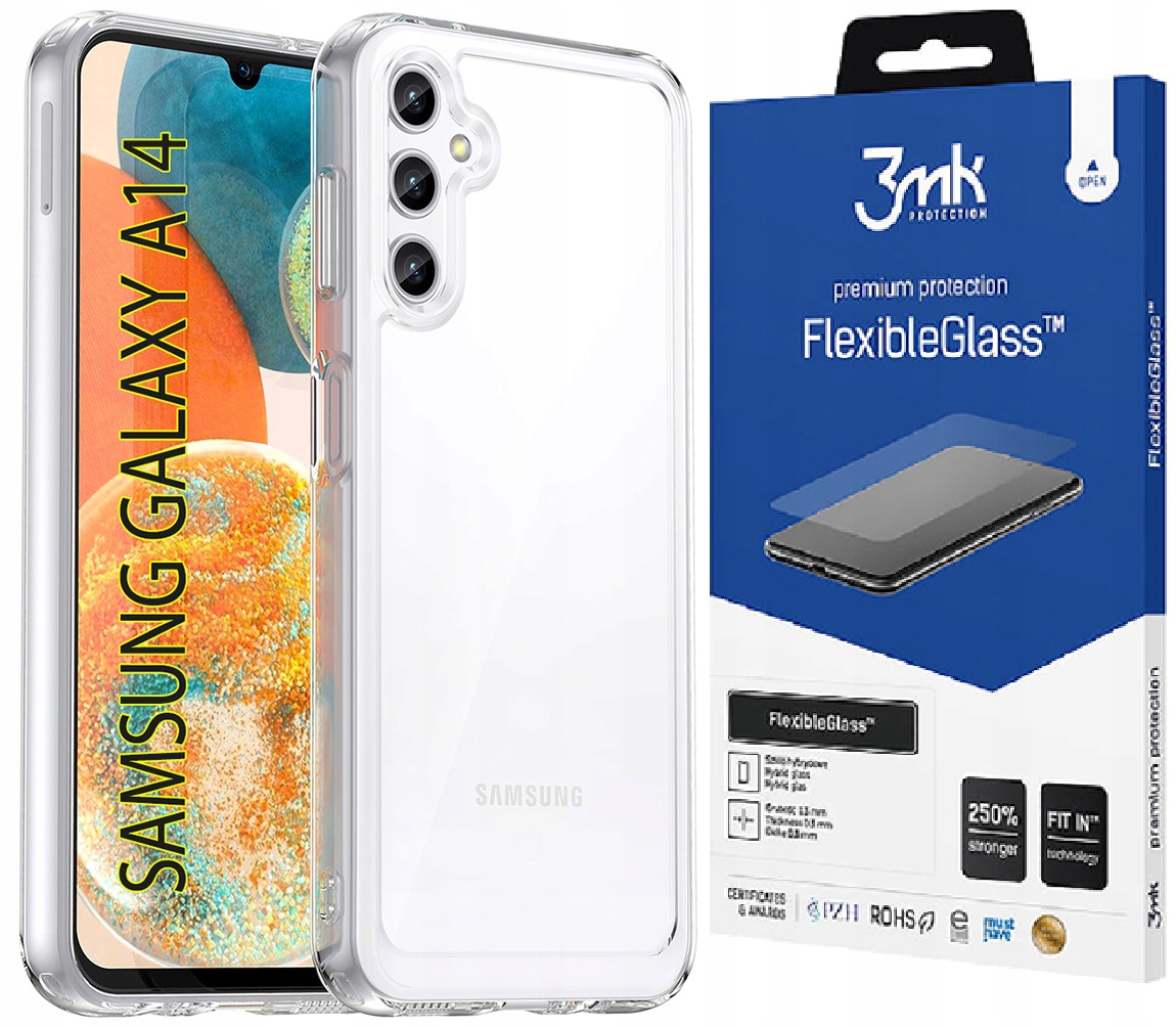 

Pancerne Etui do Samsung Galaxy A14 5G i Szkło 3MK