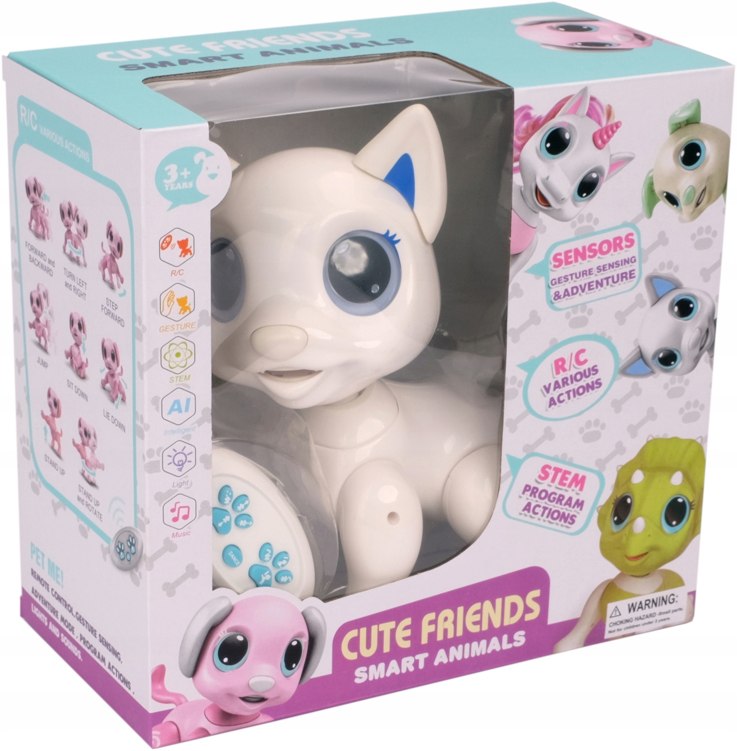 ROBOT PIESEK Interaktywny ZDALNIE STEROWANY PROGRAMOWANY USB EAN (GTIN) 5903631455766