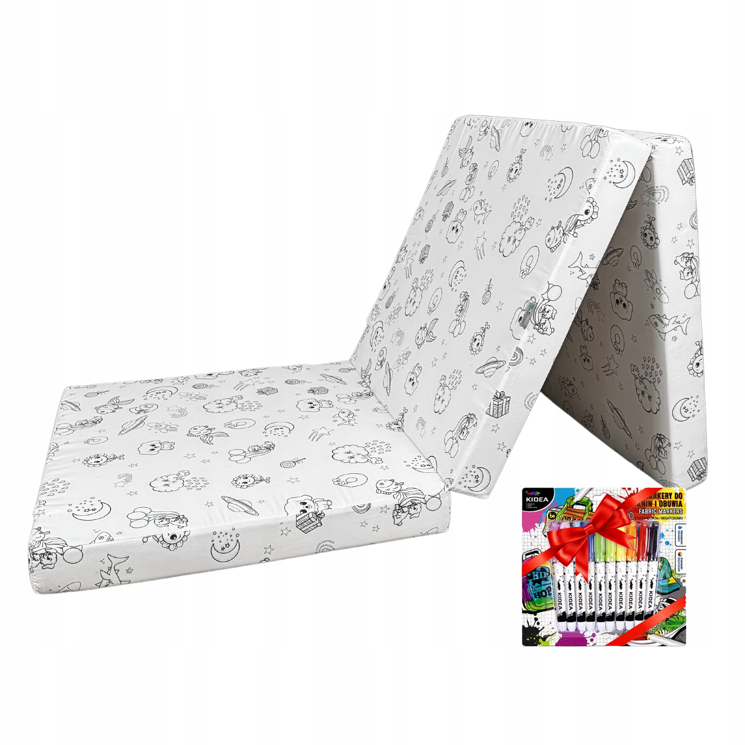 Matrace Omalovánka Skládací Rozkládací Kemp Auto Kamper Domu 180X65X7 CM