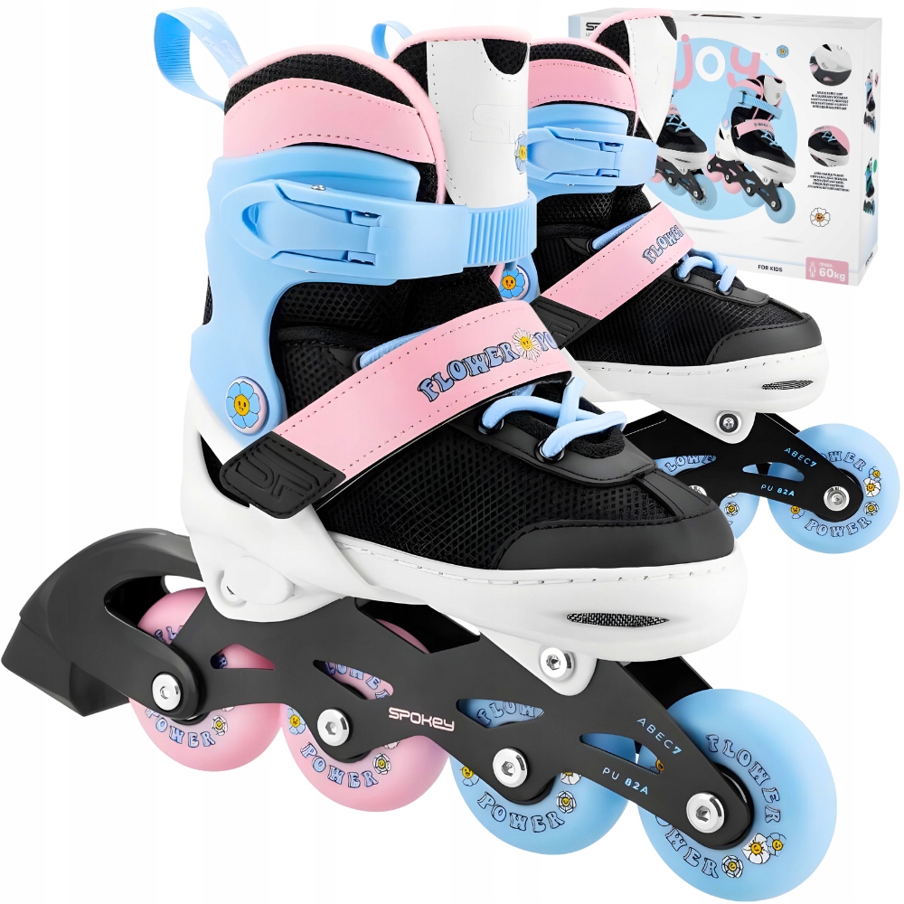 Spokey Kolečkové Brusle Brusle 2v1 Rekreační nastavitelné pro dívku 27-30