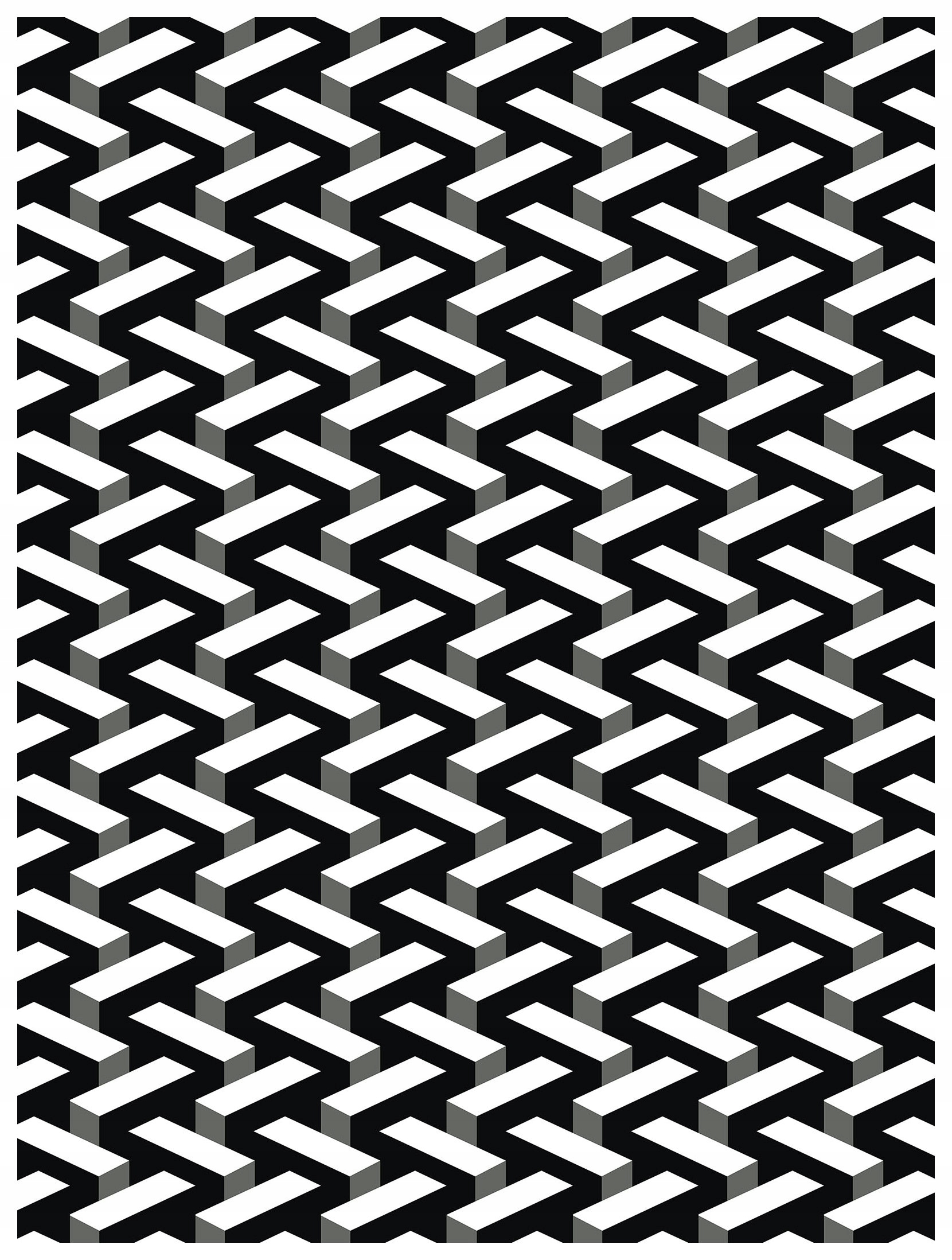 Fototapeta Šachový cikcak Černé a bílé bloky iluze 184x254 lepidlo