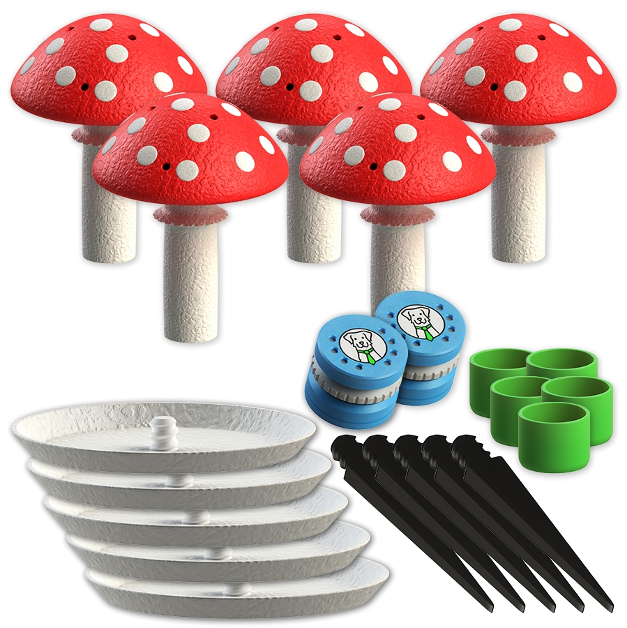 Levně Sada 5 x střední čichový muchomůrka 2 x vonná plechovka pro trénink Nosewo