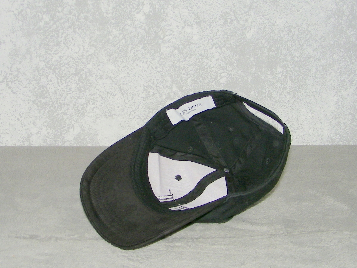 LES DEUX - CZAPKA Z DASZKIEM - JAK NÓWKA !!!! Model BASEBALL CAP ENCORE SUEDE