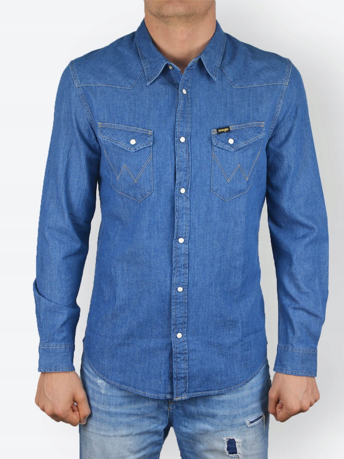 Džínová košile Wrangler Slim 5F25K14V XL