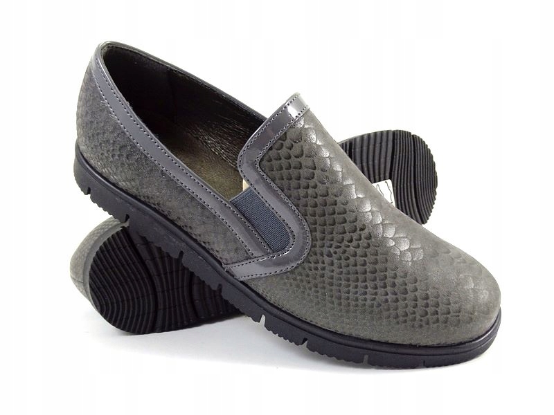 

Angello Półbuty ze skóry naturalnej Łuska 39