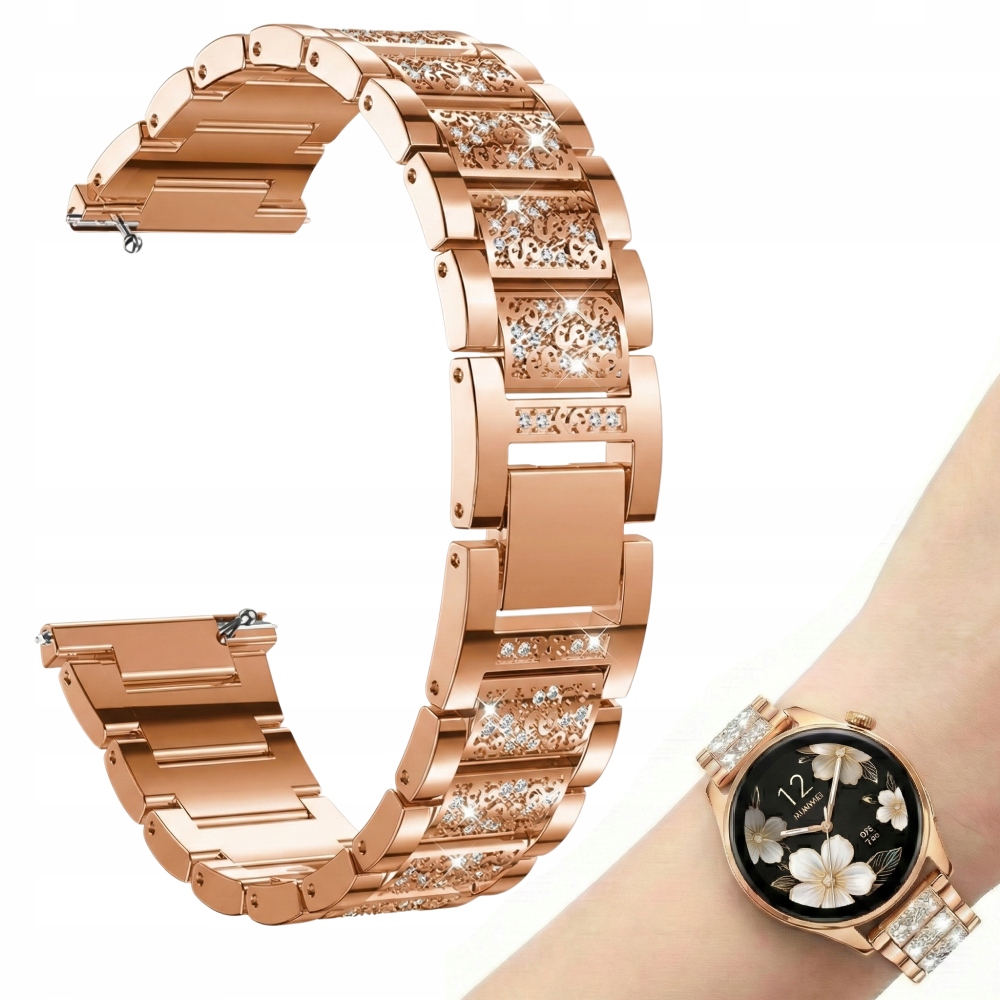 Damska Bransoleta Pasek Do Huawei Watch GT2 GT3 Gt 2 3 42MM 43 Elegant 20MM