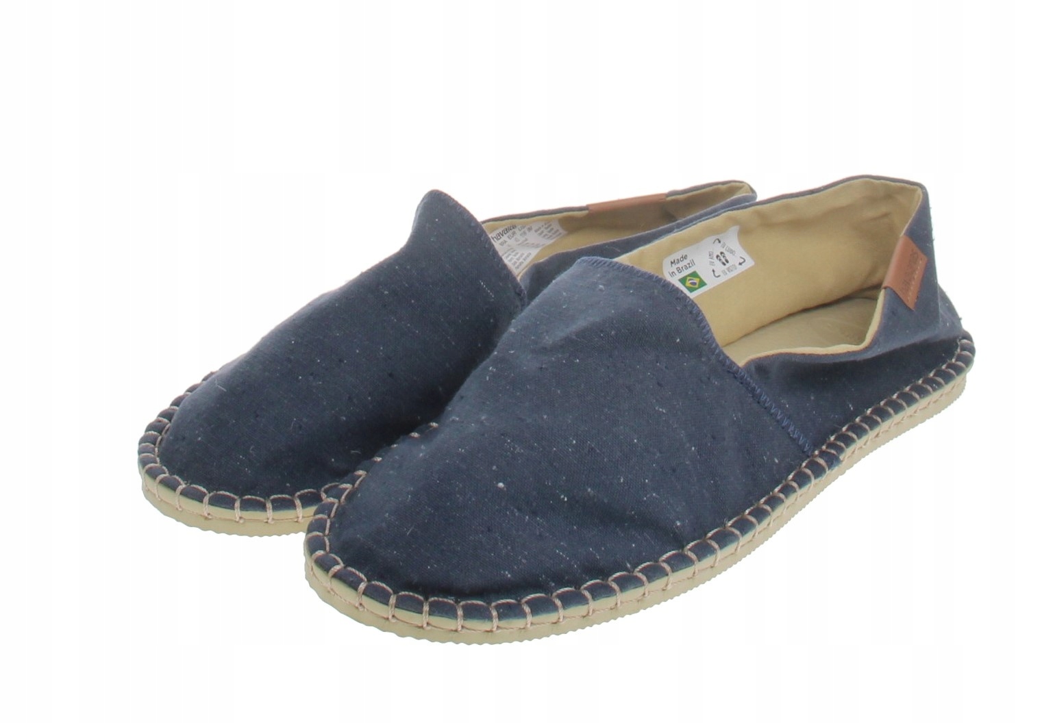 HAVAIANAS ESPADRYLE GRANATOWE WSUWANE LOGO 41 JTA