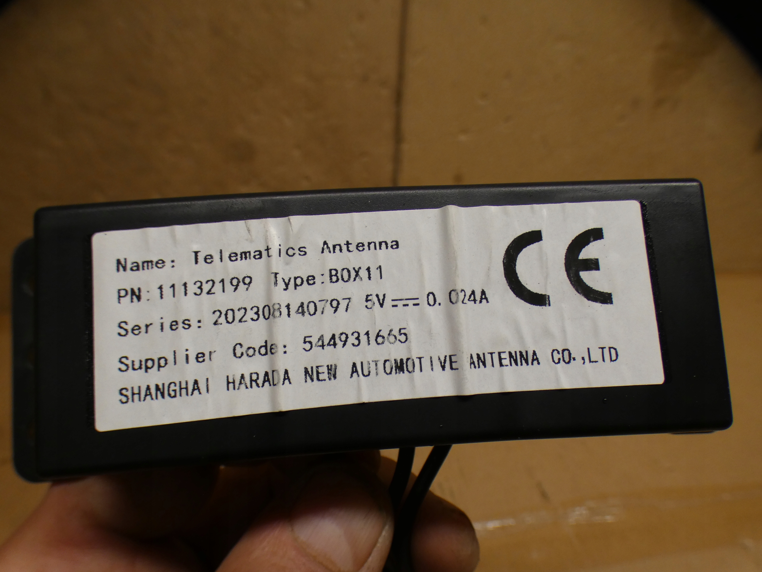 MG4 MG 4 EV module control unit aerial 11132199