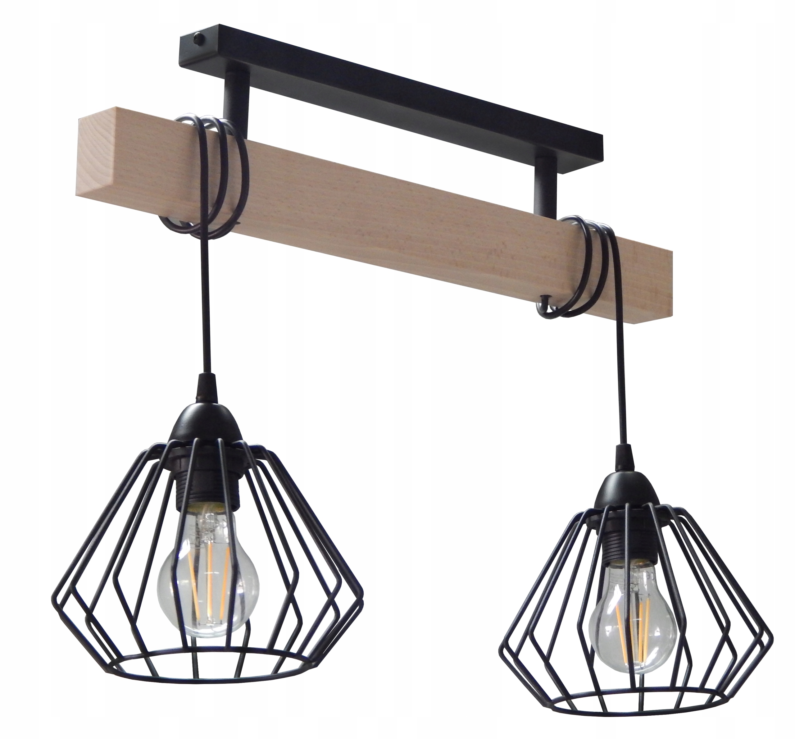 LAMPA PLAFON SUFITOWY ŻYRANDOL 018-2PL DRUCIAK LOFT SALON SYPIALNIA KUCHNIA