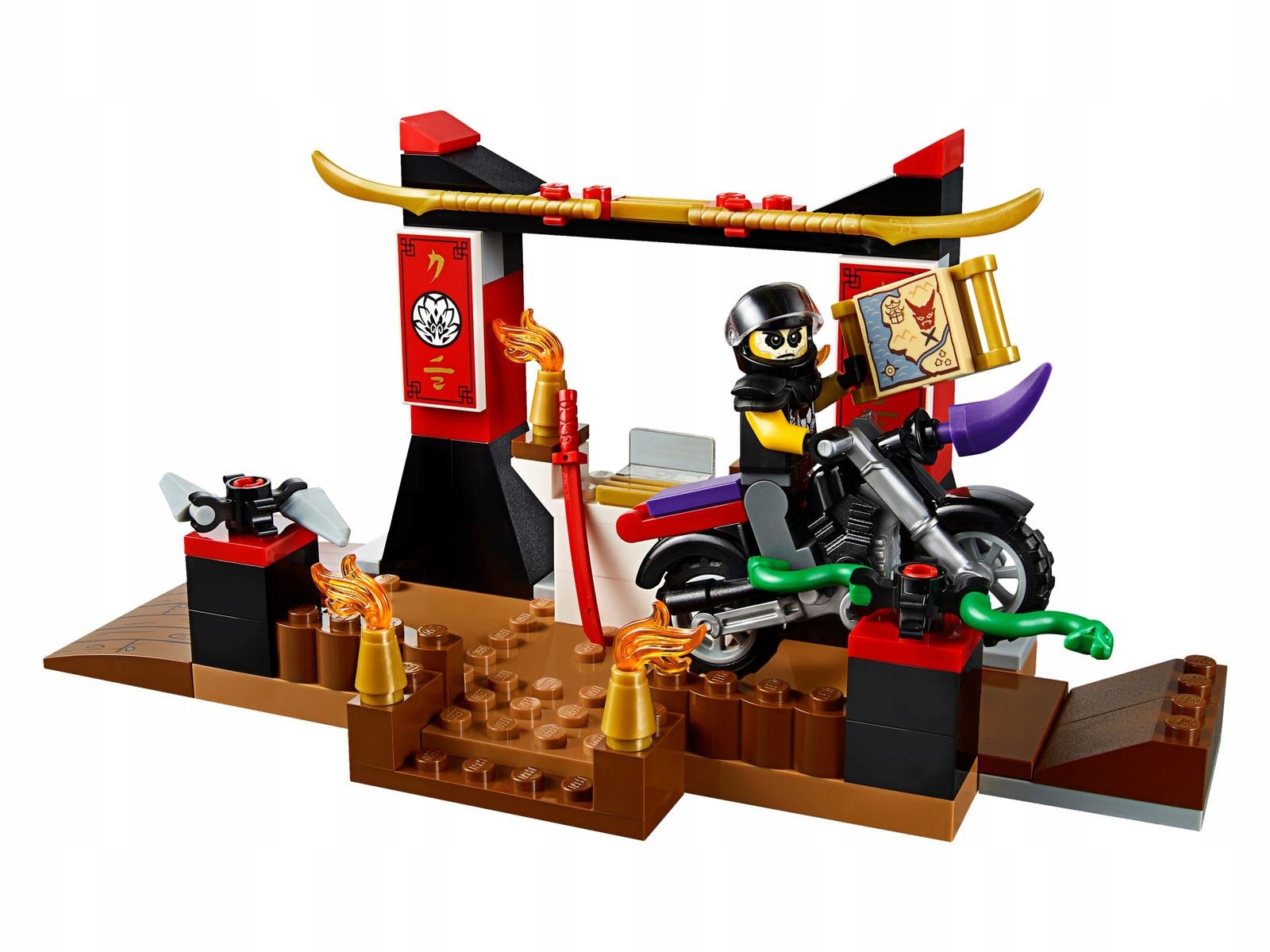 LEGO 10755 Juniors Ninjago - Wodny pościg Zane’a - Chopper Maroon Świątynia Numer produktu 10755