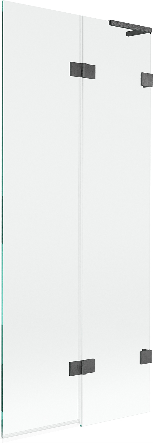 Mexen Lunar L vanová zástěna dvoukřídlá pravá 80 x 150 cm, transparentní, k