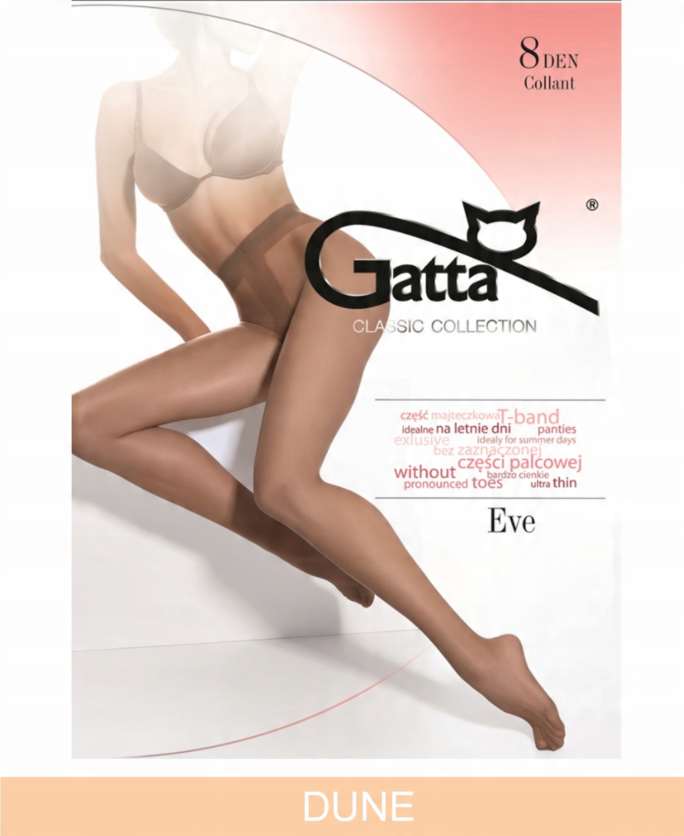 

Gatta Eve Rajstopy damskie 8 Den wz.00/4-L/Dune