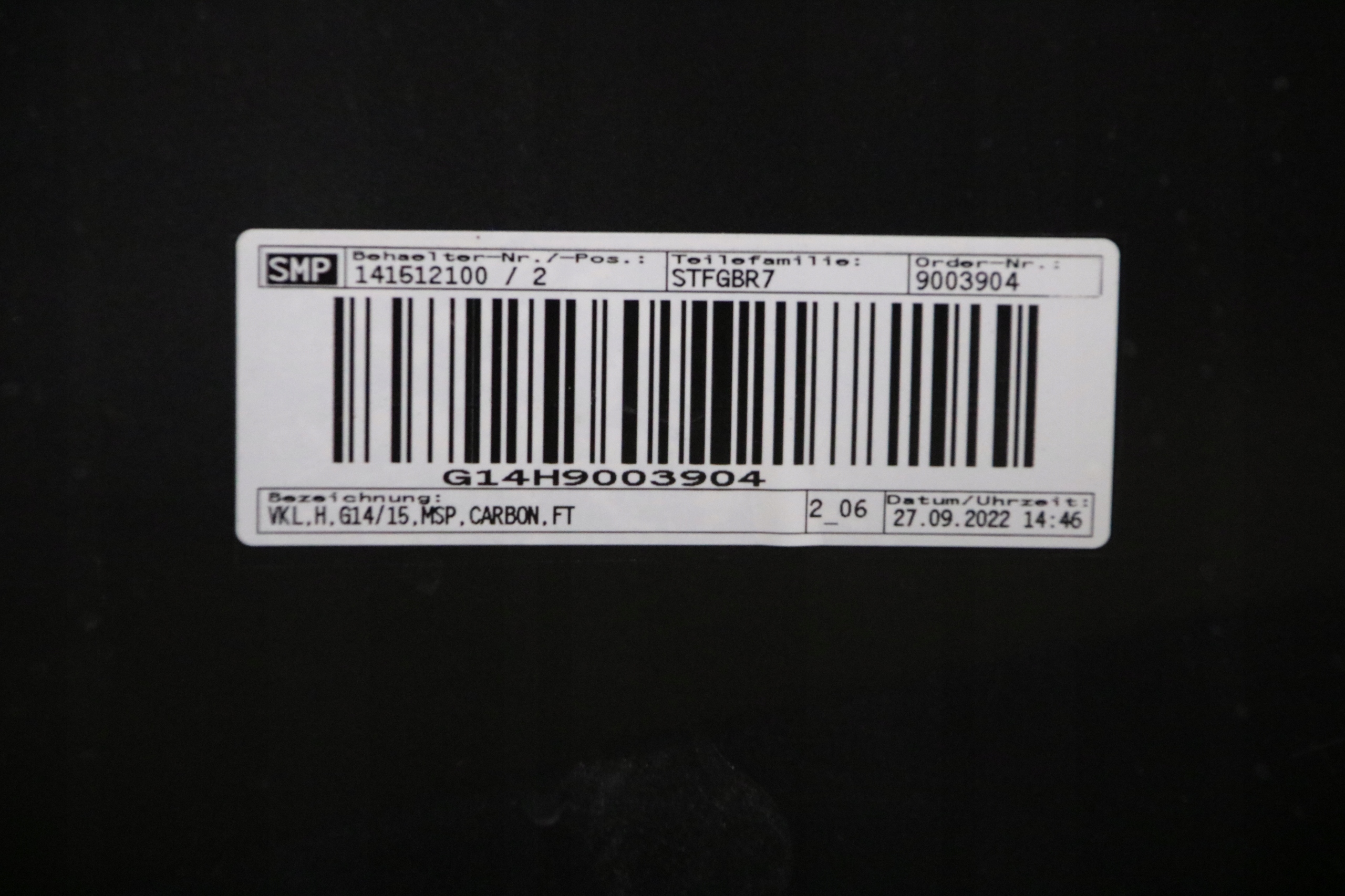 BMW 8 G14 G15 m-packet bumper rear part rear 6xPDC 416