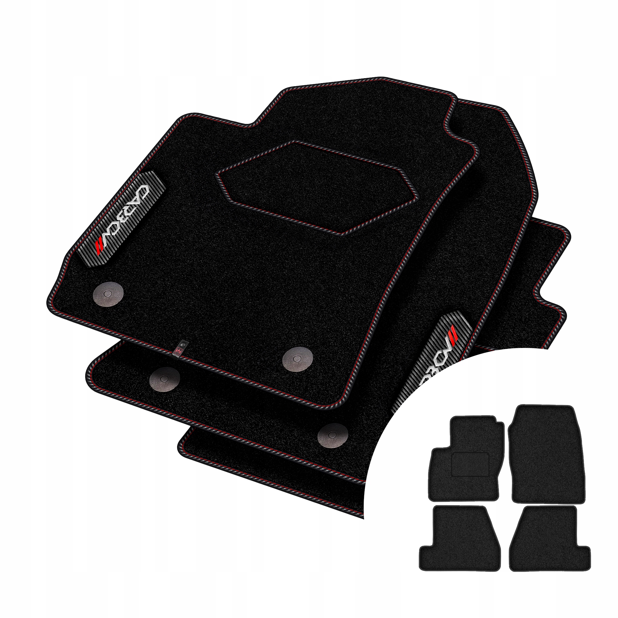 Koberce Carbon pro Ford Focus 2011-2018