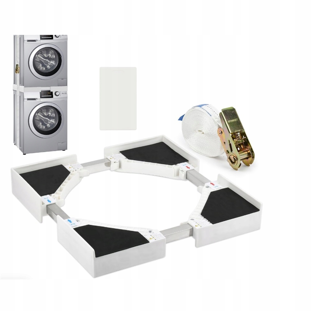 Uniwersalny Łącznik Pralki I Suszarki Z Ochroną Przed Przesuwaniem