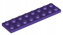 

Lego Płytka 2x8 Fioletowa (3034/6109931) 1szt