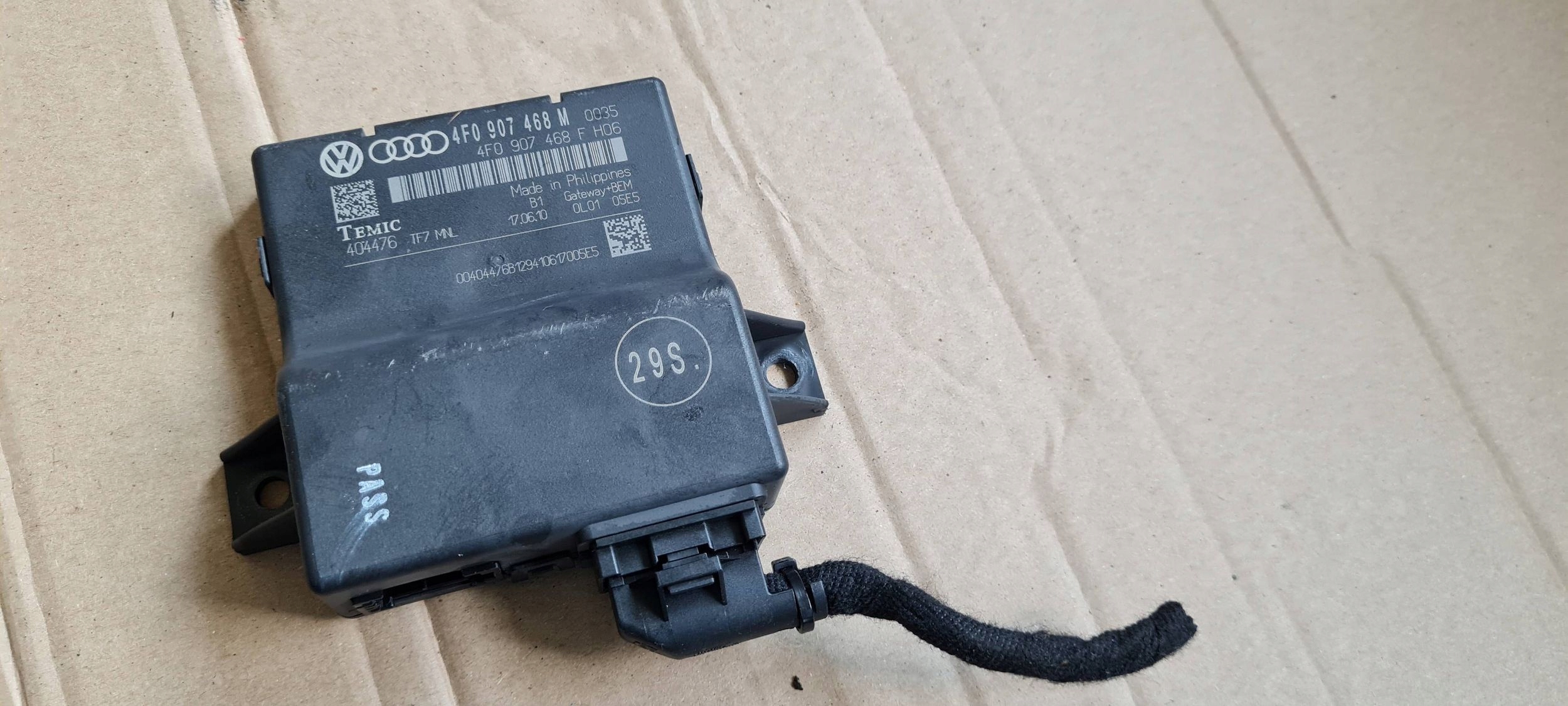 A6 C6 LIFT module control unit GATEWAY 4F0907468M