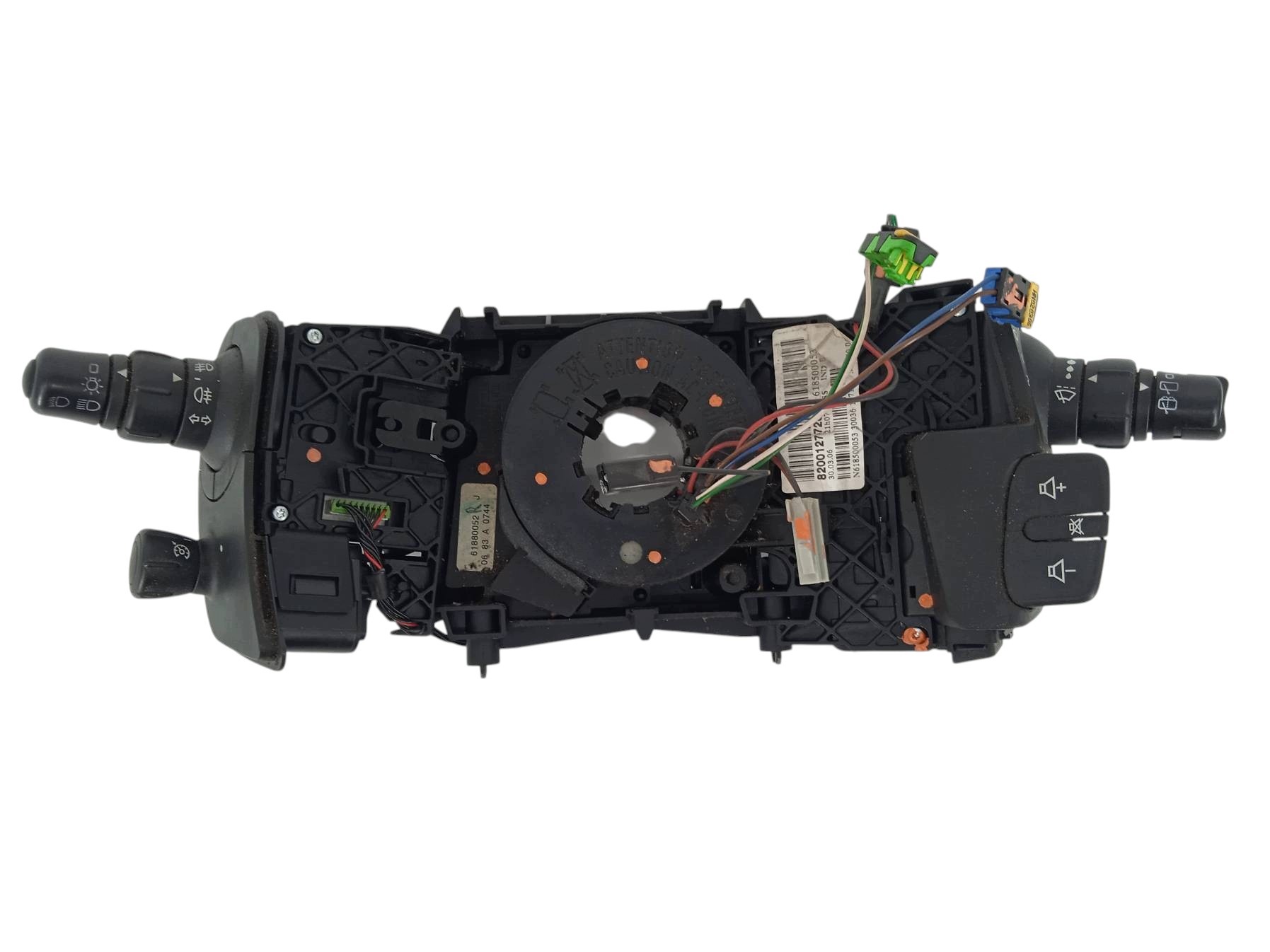 steering wheel levers and controls 8200127728 Renault Scenic II (2003-2009)