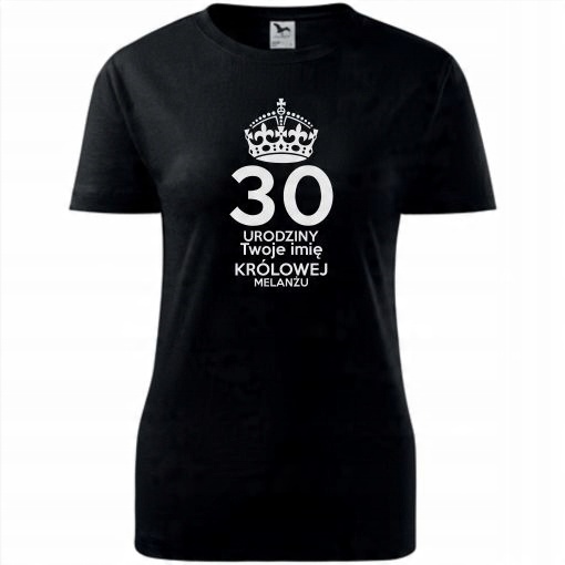 

Prezent Na 30 Urodziny Koszulki T-shirt Damska